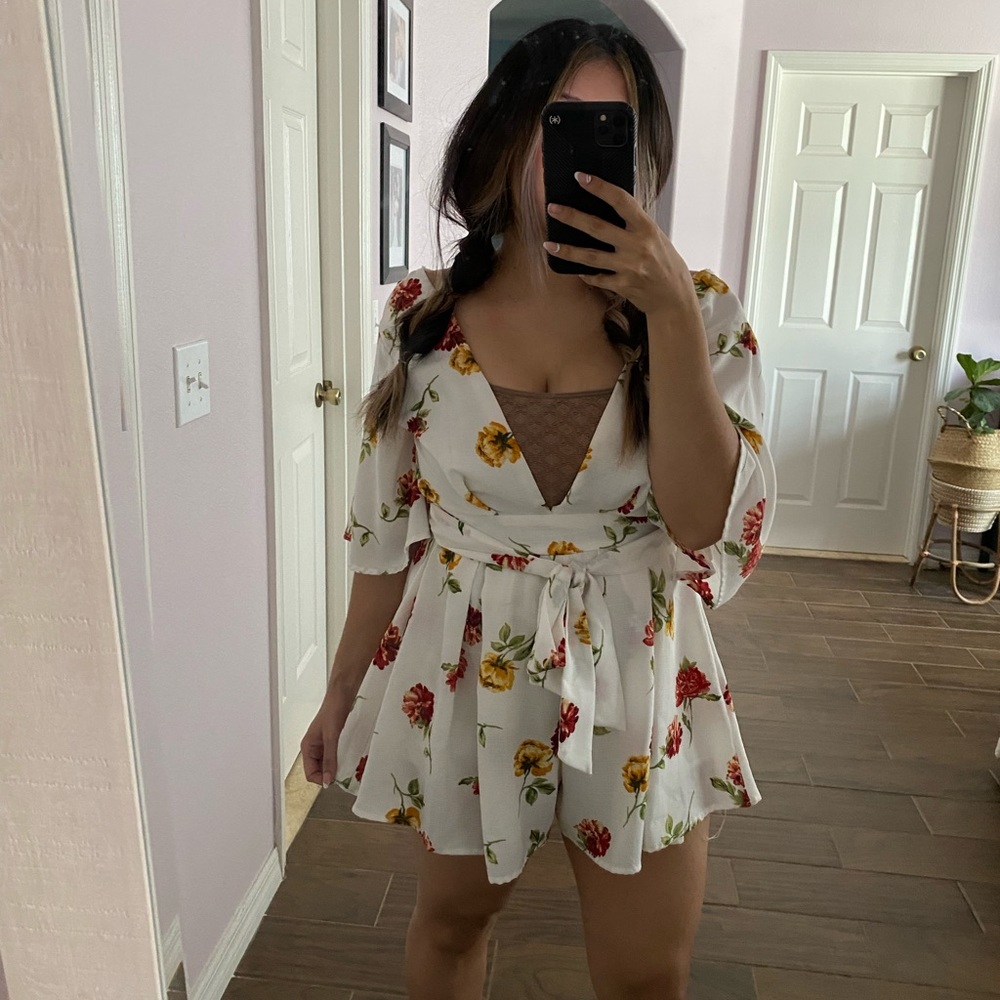 Princess Polly Floral Romper